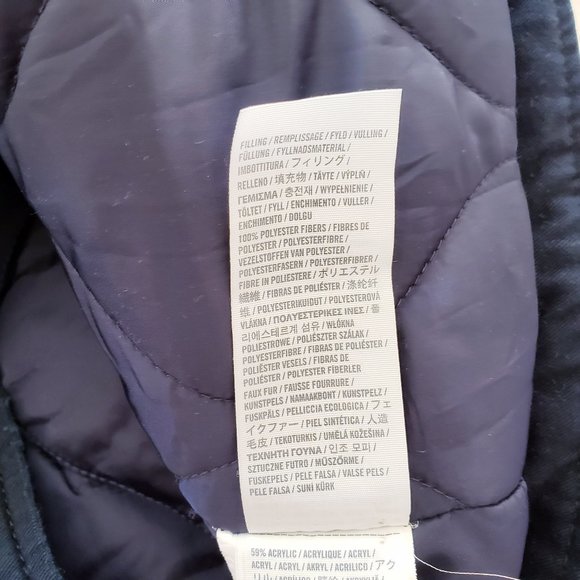 Hollister Men's Cotton Canvas Heavy Parka - Navy - Picture 11 of 13